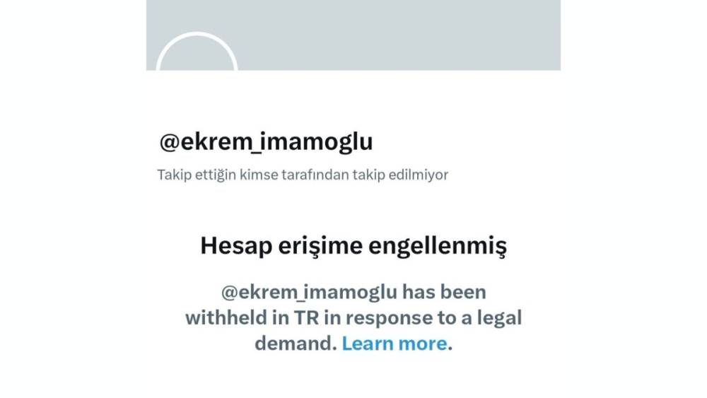 Ekrem İmamoğlu’nun X Hesabına Erişim Engeli Getirildi: CHP ve TİP’ten 'sansür' eleştirisi 