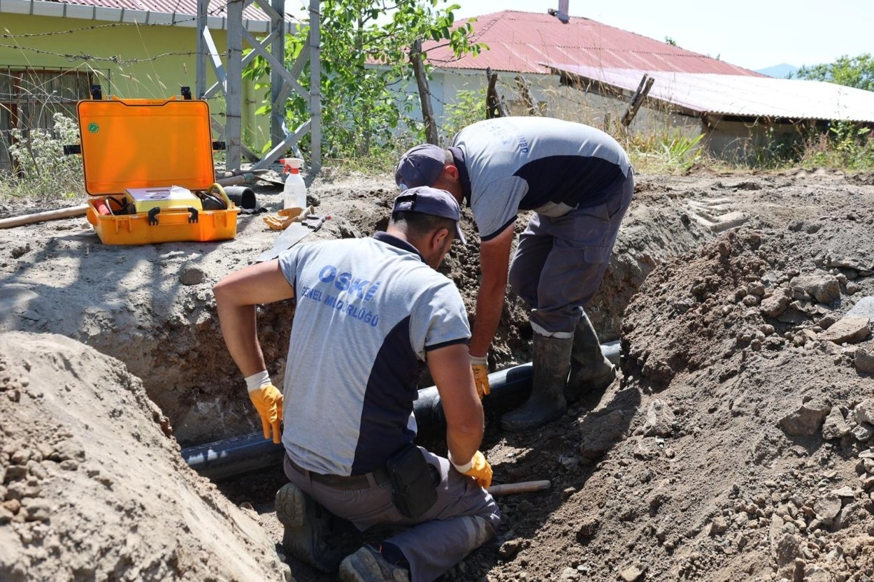 Ordu Akkuş'ta 250 hanenin su sorunu &ccedil;&ouml;z&uuml;ld&uuml;