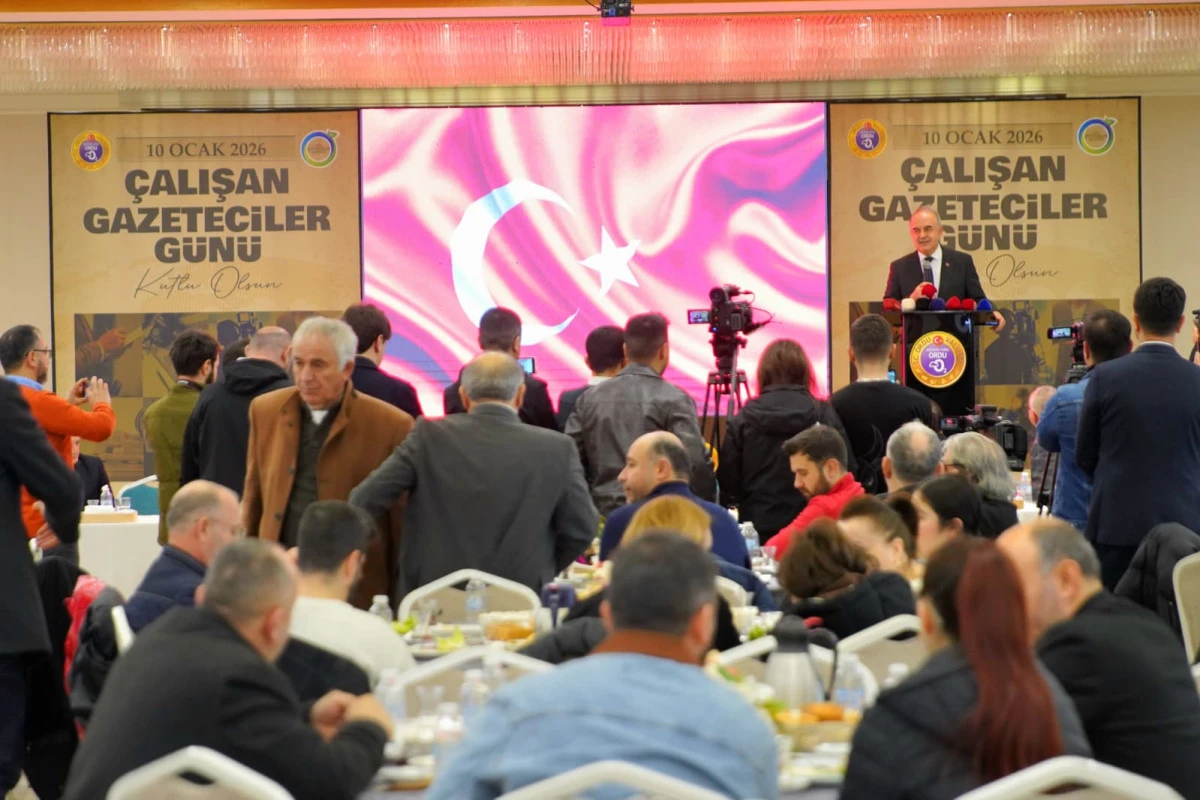 10 Ocak &Ccedil;alışan Gazeteciler G&uuml;n&uuml; Kutlandı