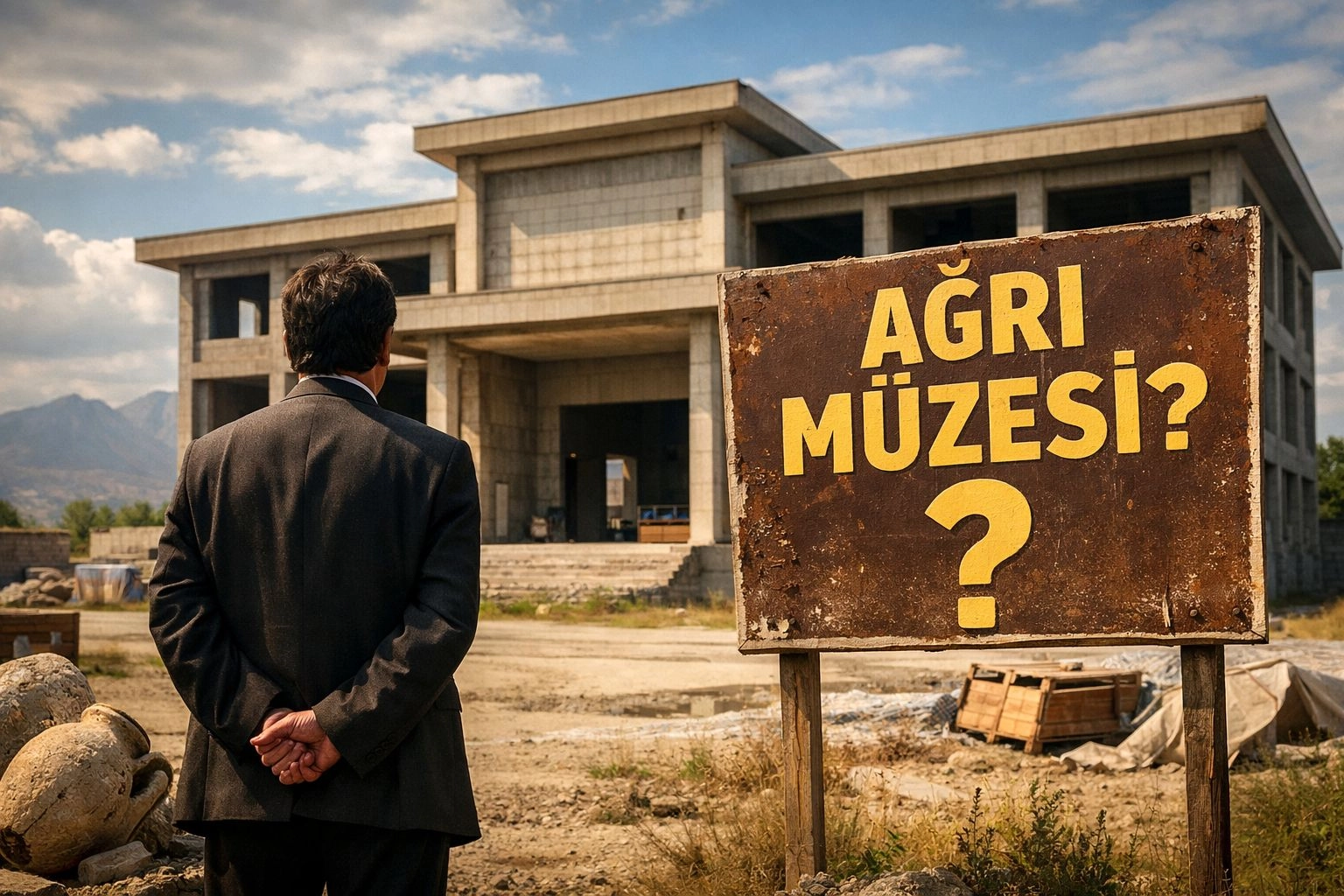 Ağrı&rsquo;da m&uuml;ze yok, m&uuml;d&uuml;r&uuml; var! M&uuml;zesi olmayan şehre M&uuml;ze M&uuml;d&uuml;r&uuml;!