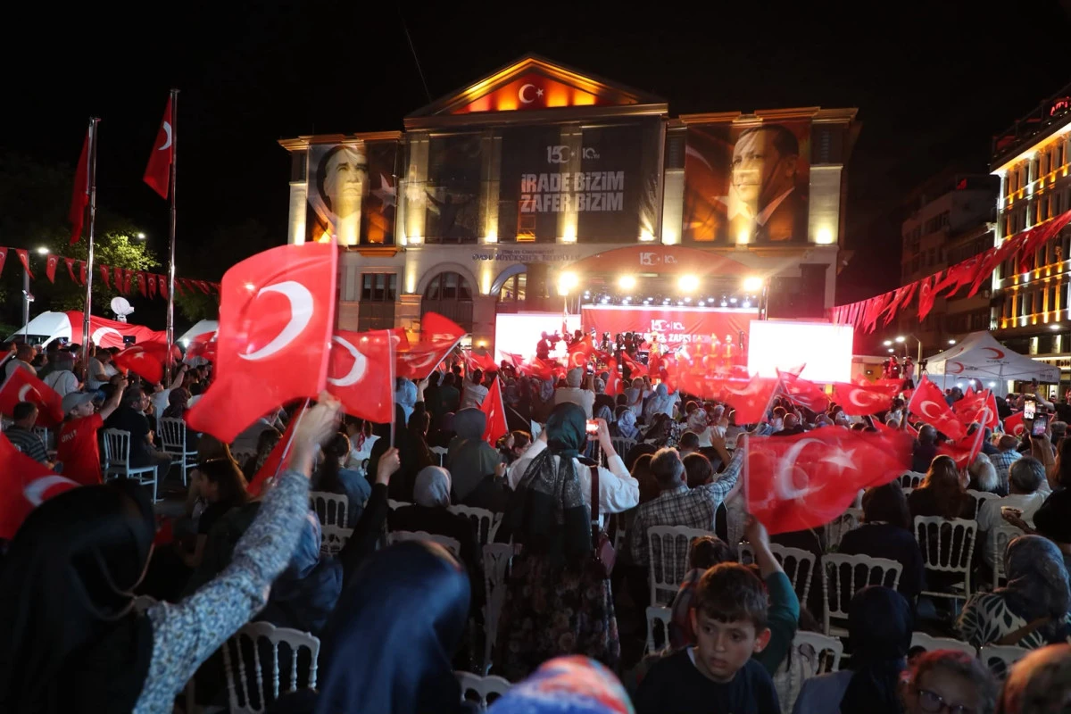 15 Temmuz Demokrasi ve Milli Birlik G&uuml;n&uuml; Anma Programı Yapıldı 