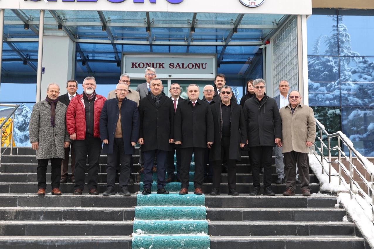 KAYSO y&ouml;netimi ER&Uuml;'n&uuml;n projelerini dinledi