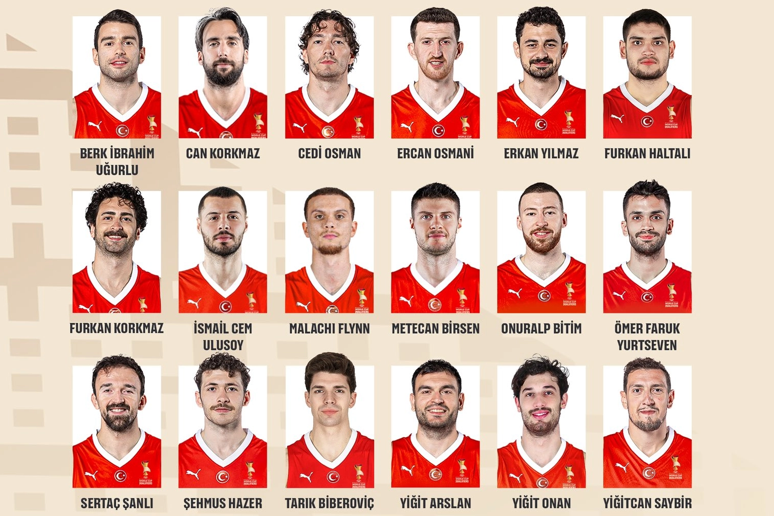 'A Erkek Milli'lerin 18 kişilik aday kadrosu a&ccedil;ıklandı