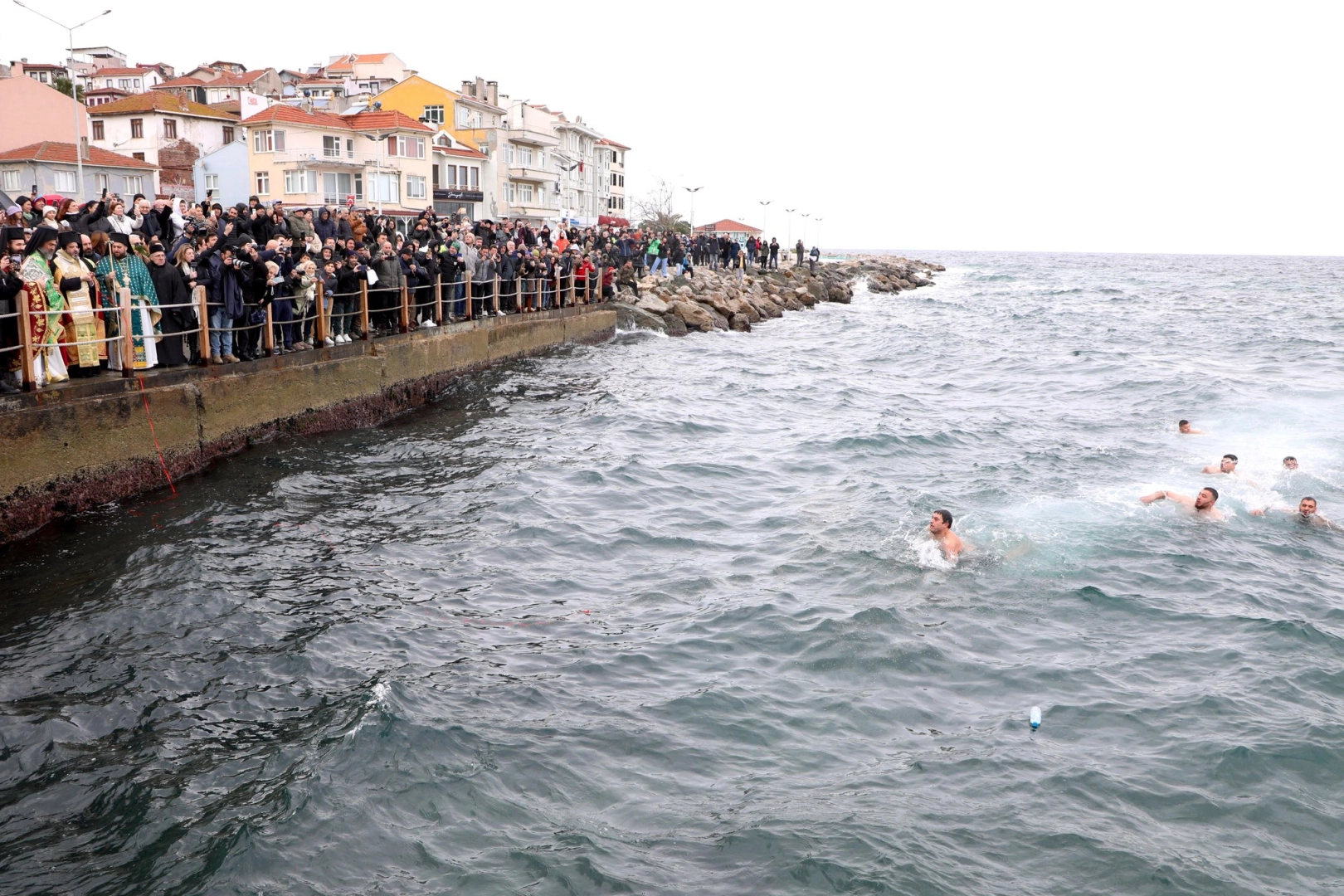 Mudanya Tirilye'de denizden ha&ccedil; &ccedil;ıkarma t&ouml;reni yapıldı