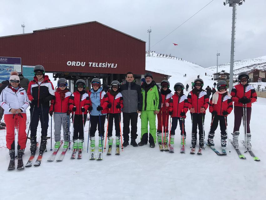 Kabadüzlü Öğrenciler, Kayak Yarışmalarında Ordu’yu Temsil Edecekler