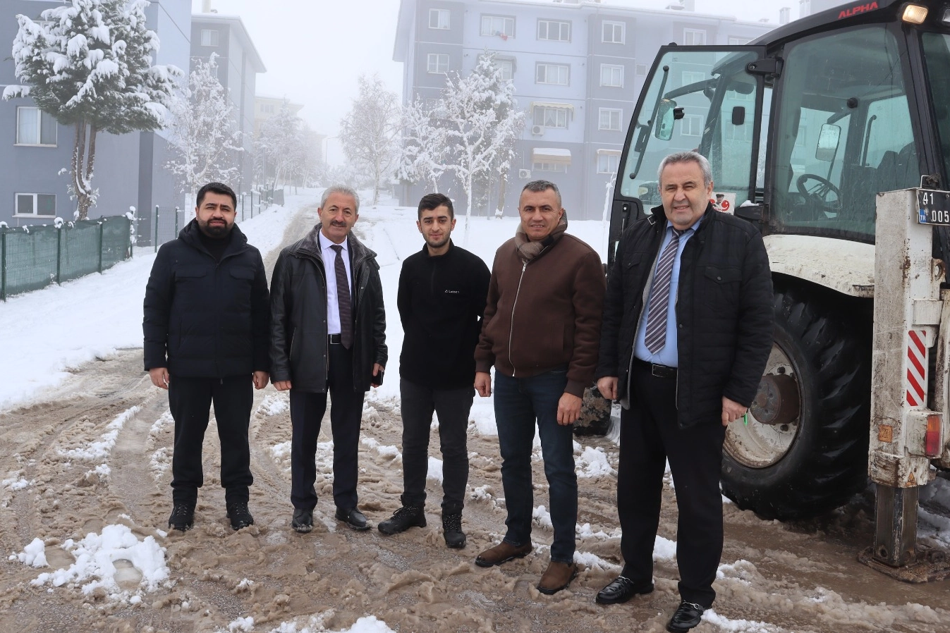 İzmit'ten muhtarlara kış &ccedil;alışmaları ziyareti