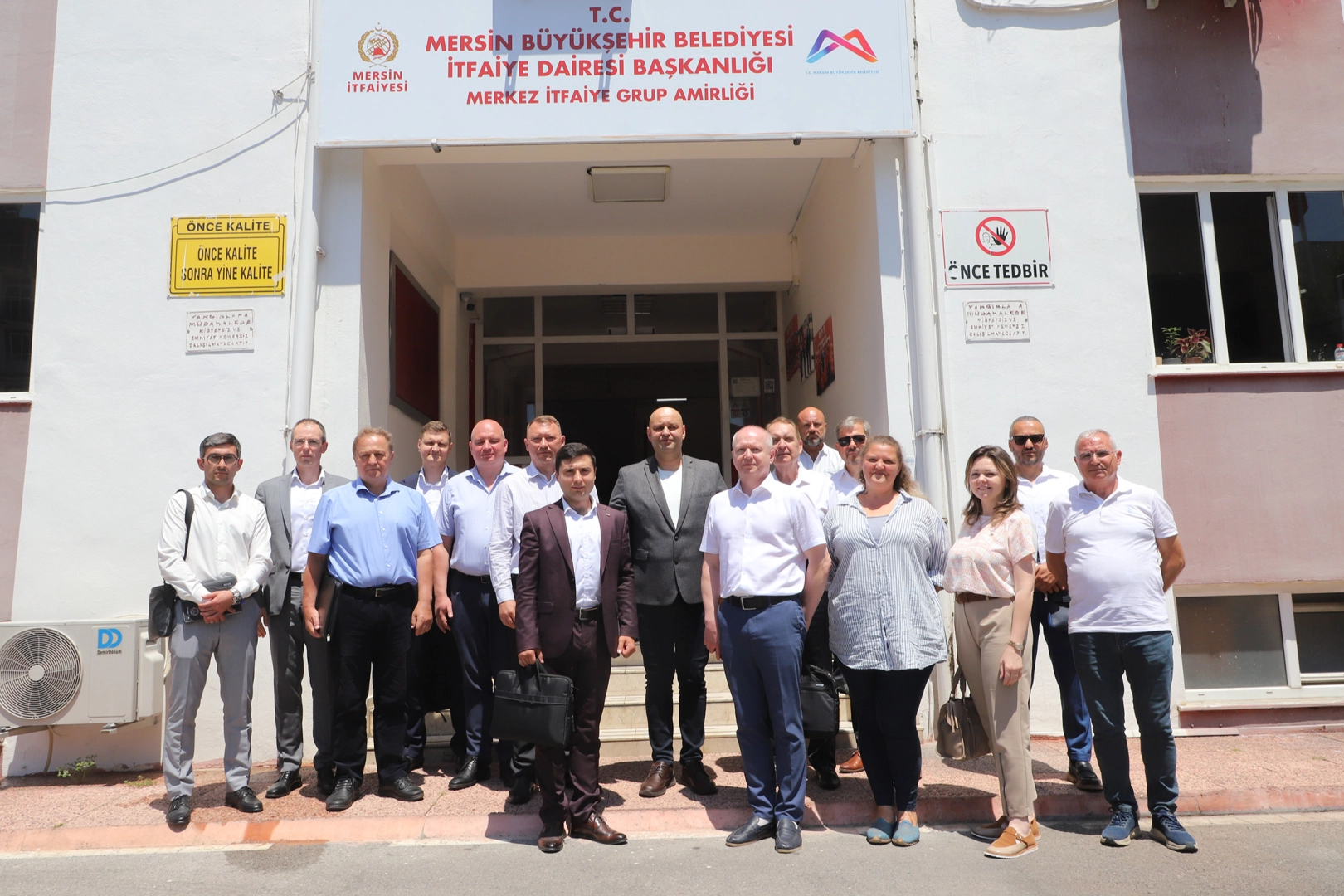 Akkuyu NGS Rus heyetinden Mersin B&uuml;y&uuml;kşehir İtfaiyesi&rsquo;ne ziyaret