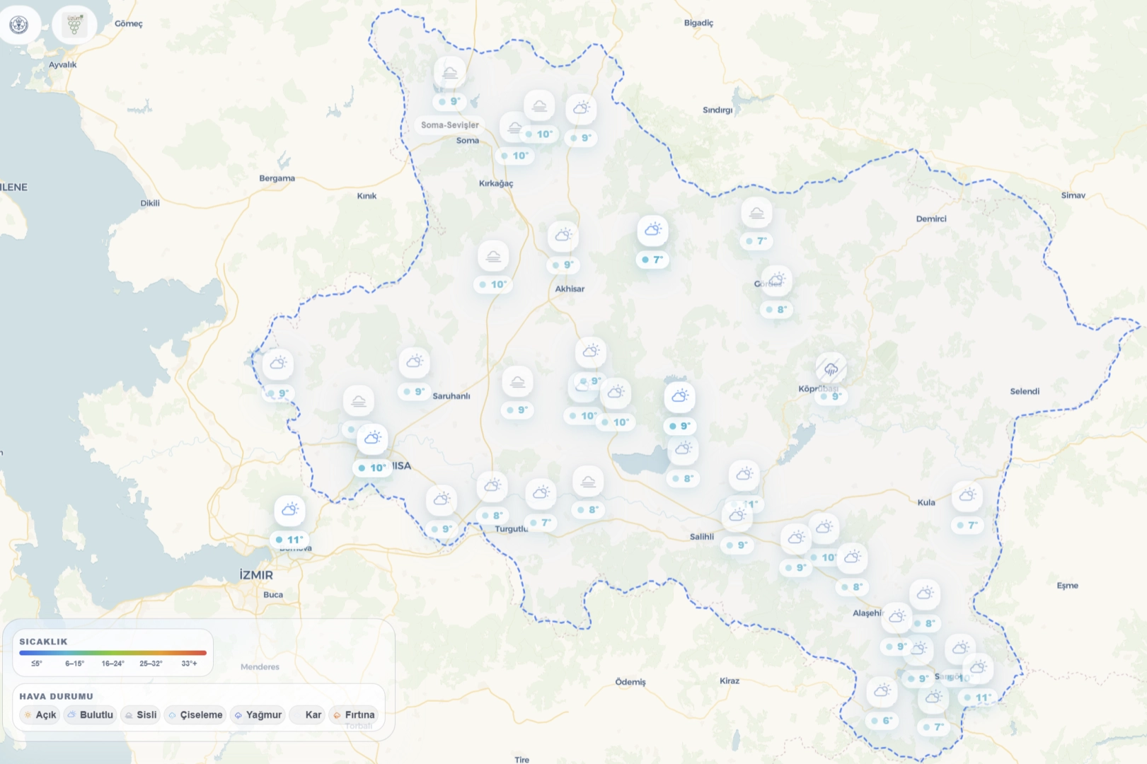 Manisa'da dijital erken uyarı sistemi