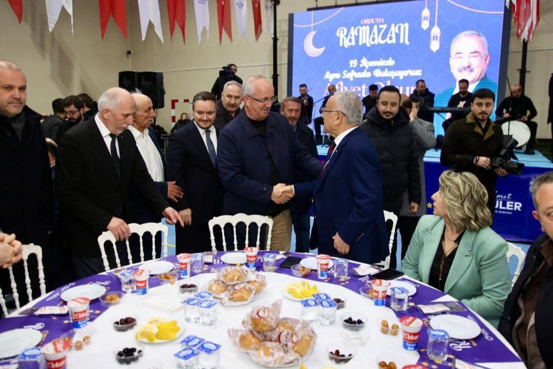 Ordu B&uuml;y&uuml;kşehir&rsquo;in iftar sofrası &Ccedil;amaş&rsquo;ta kuruldu