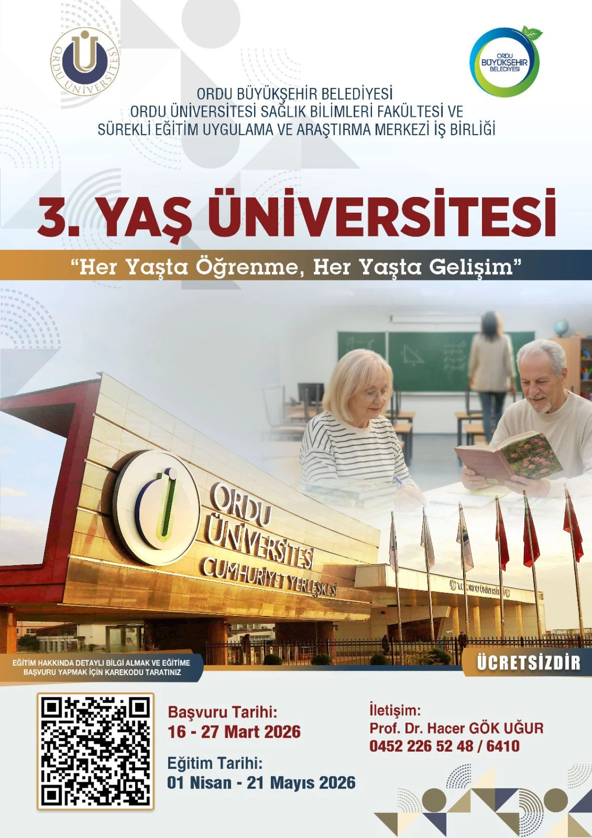 &ldquo;3. YAŞ &Uuml;NİVERSİTESİ&rdquo; BAŞLIYOR