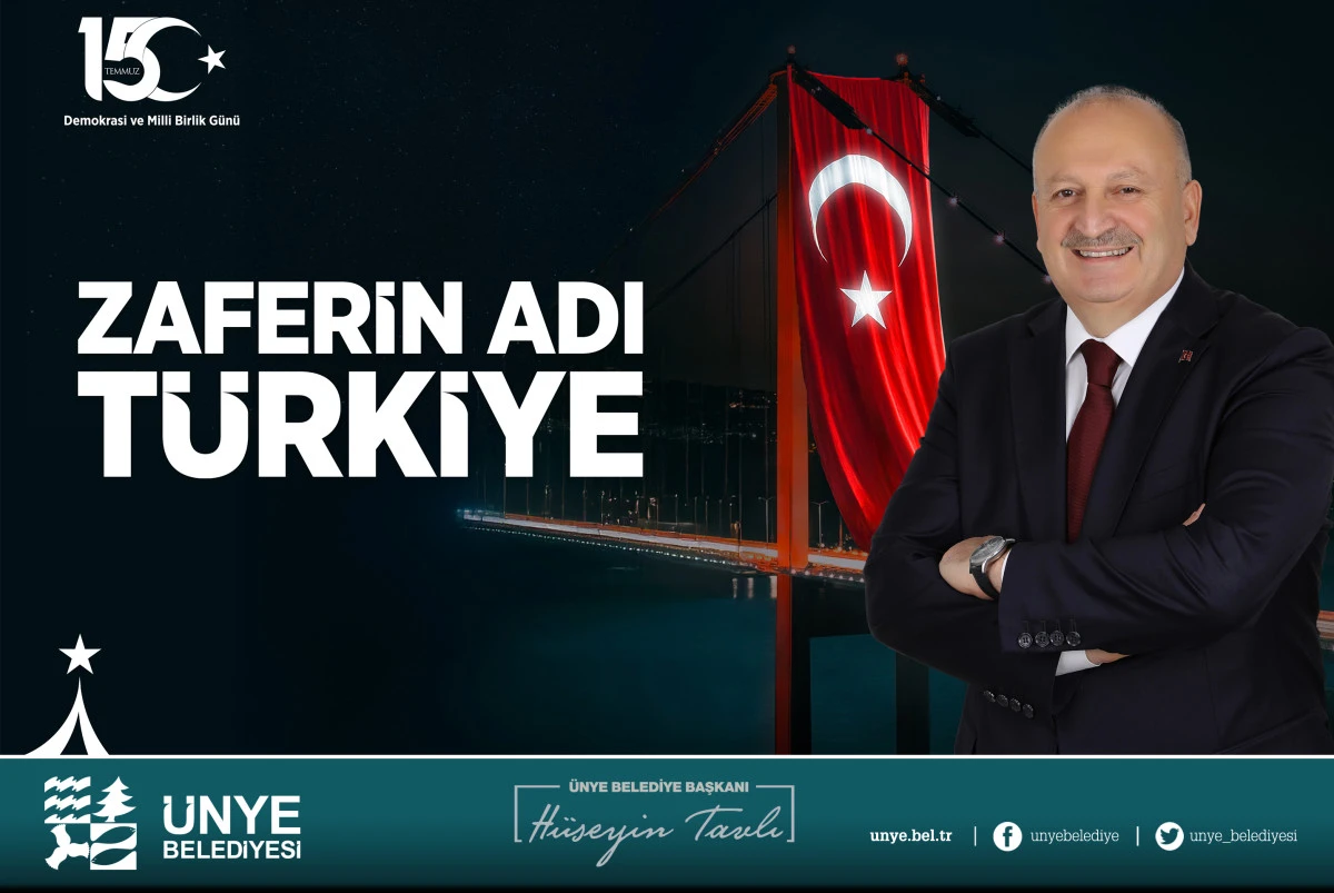 BAŞKAN TAVLI, “15 TEMMUZ ÜLKEMİZ İÇİN MİLATTIR”