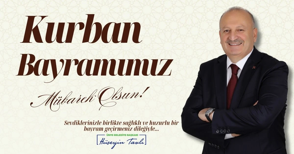  BAŞKAN TAVLI, “KURBAN BAYRAMIMIZ KUTLU OLSUN”