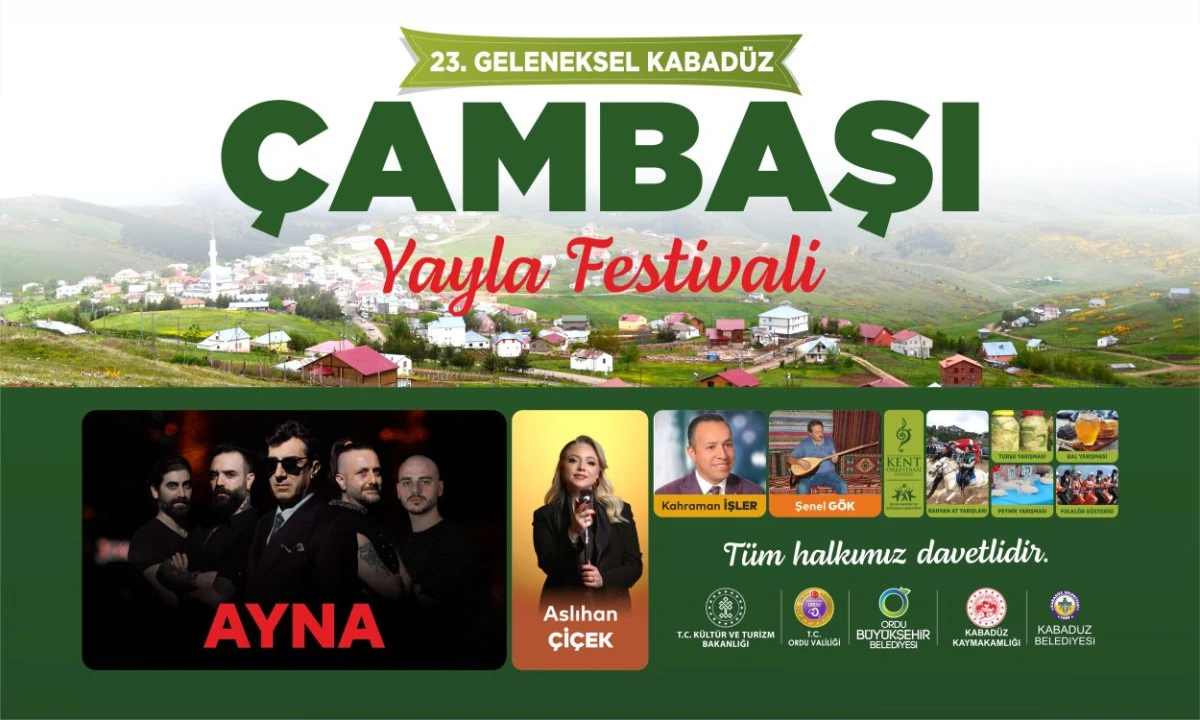 &Ccedil;AMBAŞI&rsquo;NDA FESTİVAL VAR