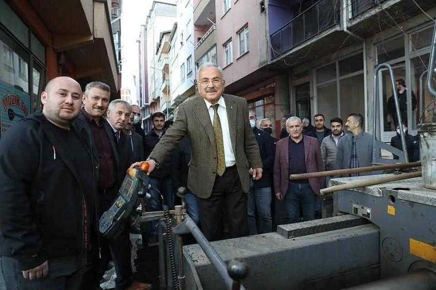 BAŞKAN GÜLER KORGAN'DA İNCELEMELERDE BULUNDU
