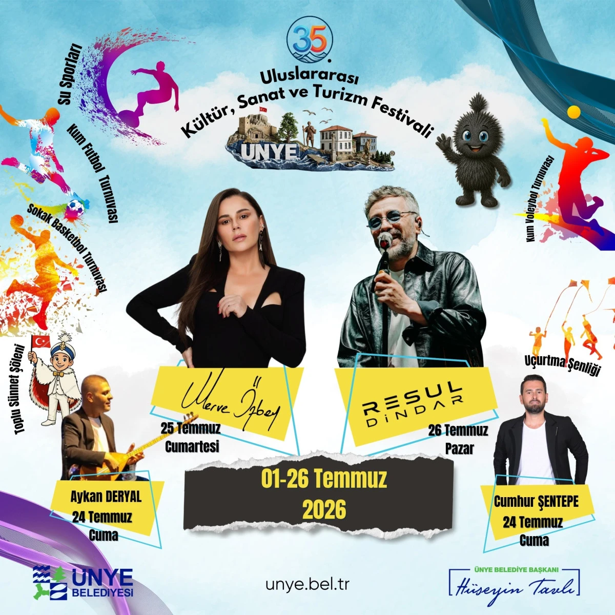 FESTİVAL COŞKUSU BU YIL DA &Uuml;NYE&rsquo;DE YAŞANACAK