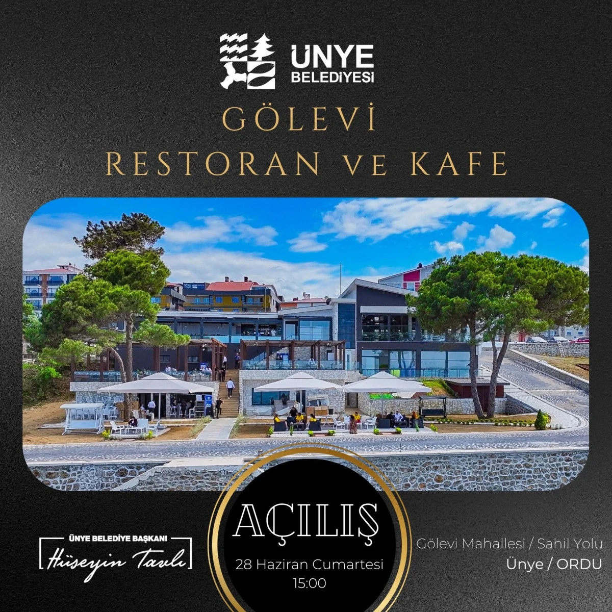 GÖLEVİ KAFE VE RESTORAN HİZMETE AÇILIYOR