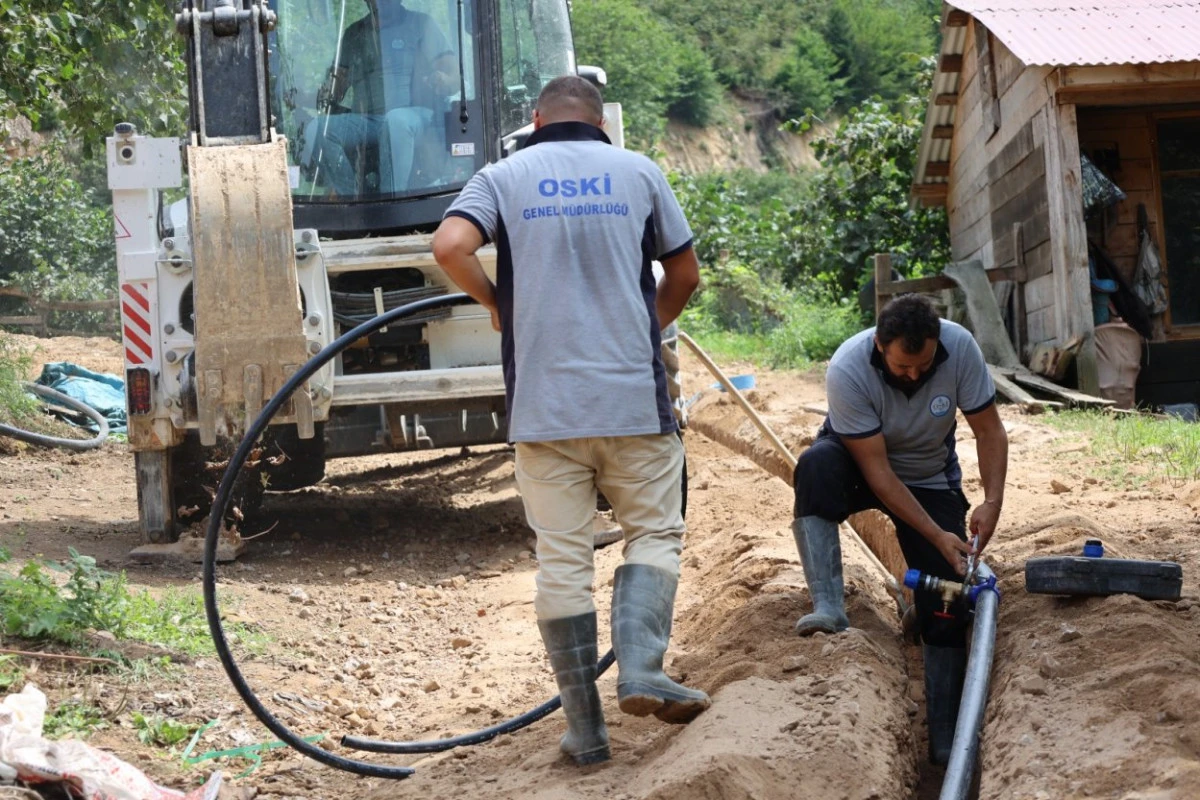 G&Ouml;LK&Ouml;Y İ&Ccedil;YAKA MAHALLESİ İ&Ccedil;ME SUYUNA KAVUŞUYOR