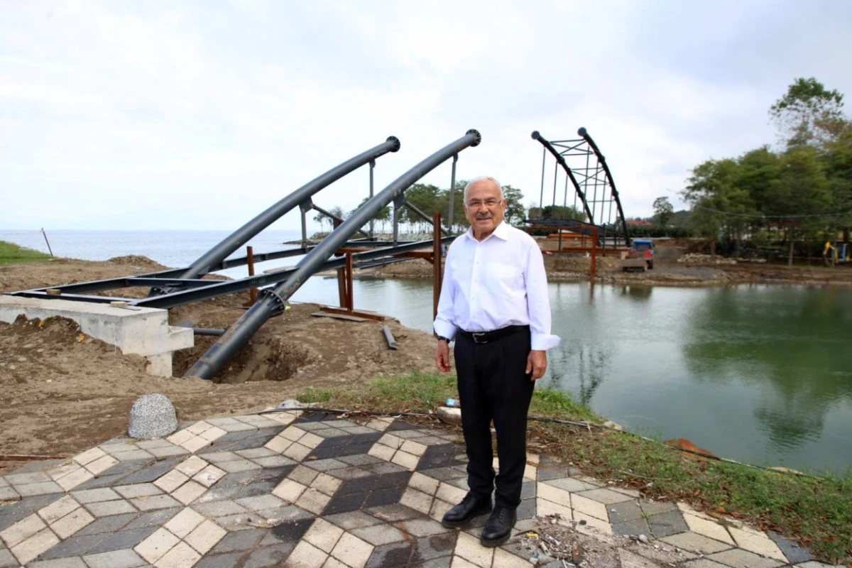 KORDON PARK&rsquo;IN İKİ ETABINI BİRLEŞTİRECEK K&Ouml;PR&Uuml; ORTAYA &Ccedil;IKMAYA BAŞLADI