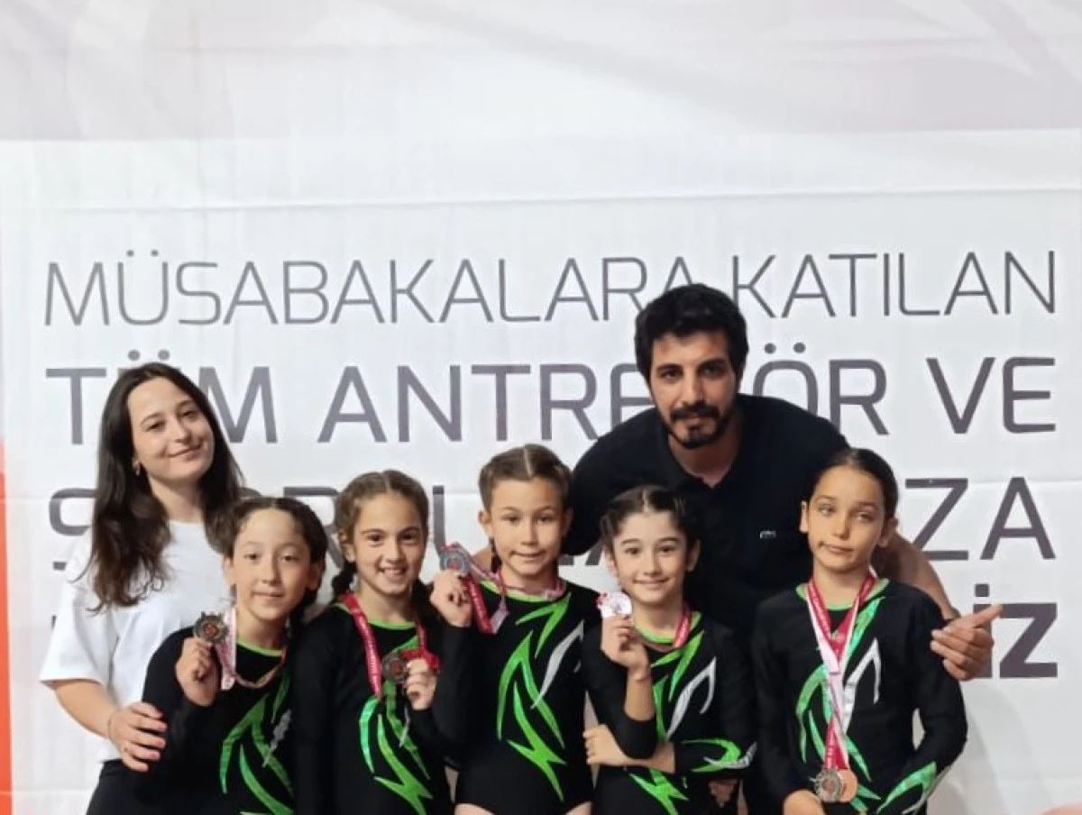 Ordu İl Karması Cimnastikte Grup İkincisi Oldu