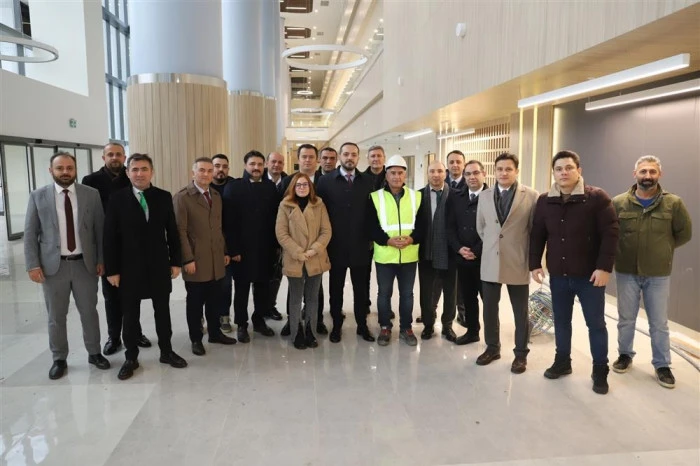 Ordu Şehir Hastanesi İnşaatında Yerinde İnceleme