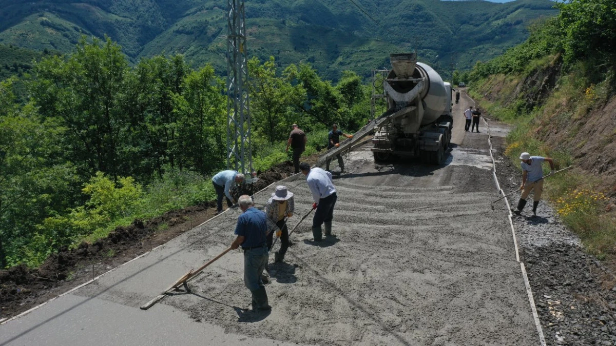 ORDU-TOKAT BAĞLANTI YOLU RAHATA KAVUŞUYOR