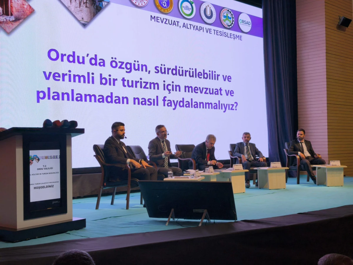 ORDU TURİZM ÇALIŞTAYI’NDA ÜNYE’NİN TURİZM KATKISI ÖNE ÇIKTI