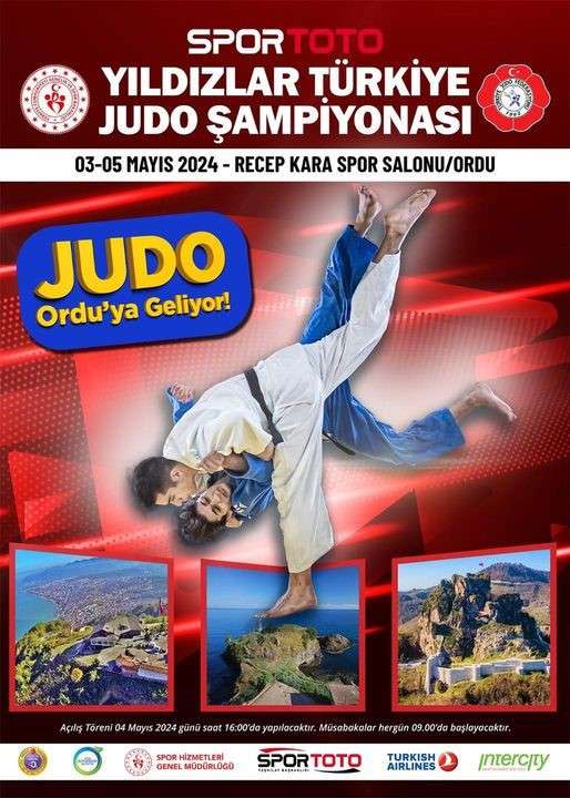 ORDU’DA JUDO TÜRKİYE ŞAMPİYONASI   HEYECANI BAŞLIYOR