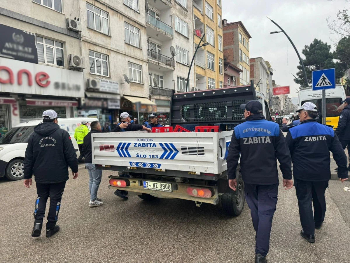 ORDU&rsquo;DA KALDIRIM İŞGALİNE GE&Ccedil;İT YOK