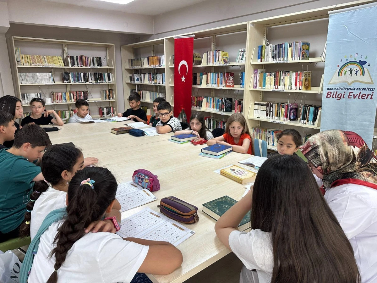 ORDU’DA ÖĞRENCİLER YAZI DOLU DOLU GEÇİRDİ 