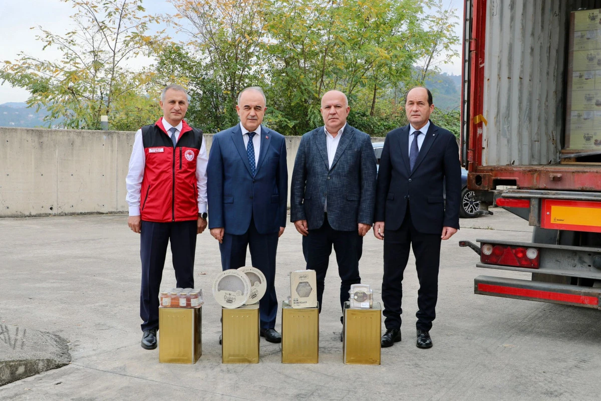 Ordu’dan İngiltere’ye Bal İhracatı Yapıldı