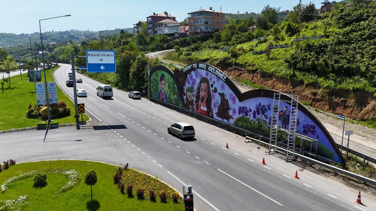 ORDU’NUN RENKLERİ DUVARLARA YANSIYOR