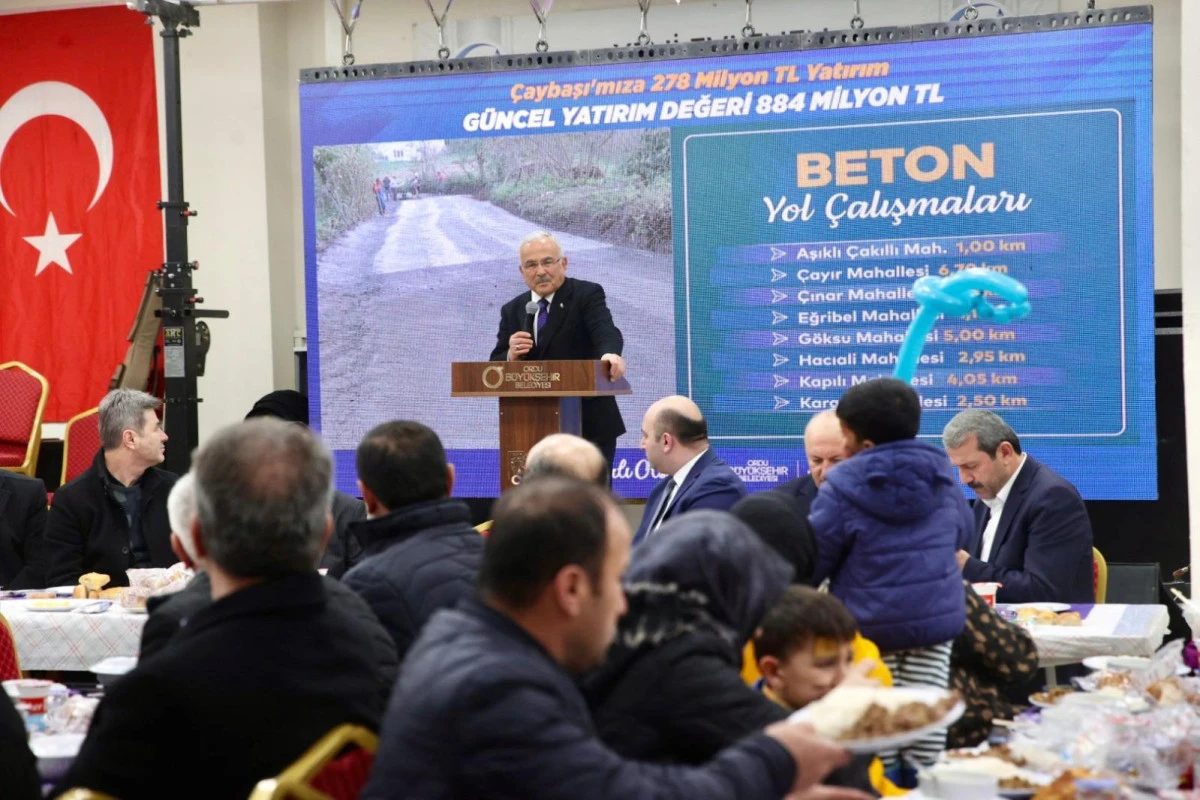 RAMAZAN&rsquo;IN BİRLEŞTİREN SOFRASI BU KEZ &Ccedil;AYBAŞI&rsquo;NDA