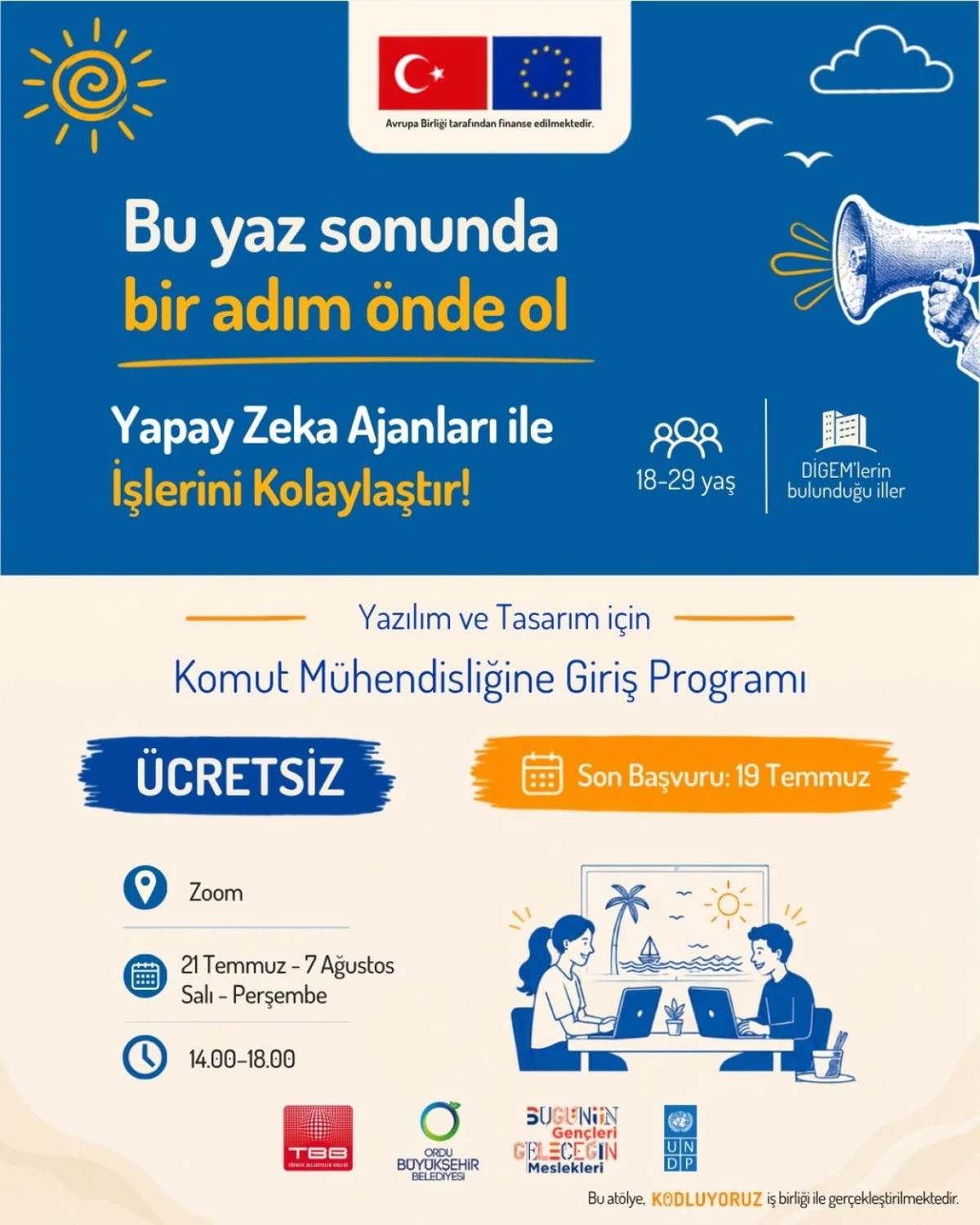 RDU B&Uuml;Y&Uuml;KŞEHİR BELEDİYESİNDEN GEN&Ccedil;LERE YAPAY ZEK&Acirc; EĞİTİMİ FIRSATI