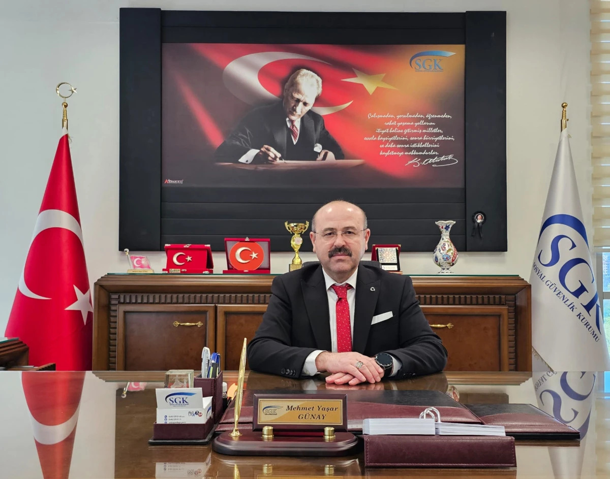 SGK İl M&uuml;d&uuml;r&uuml; G&uuml;nay&rsquo;dan Sosyal G&uuml;venlik Haftası Mesajı: "Gelecek Kayıtlı İstihdamla G&uuml;vende"