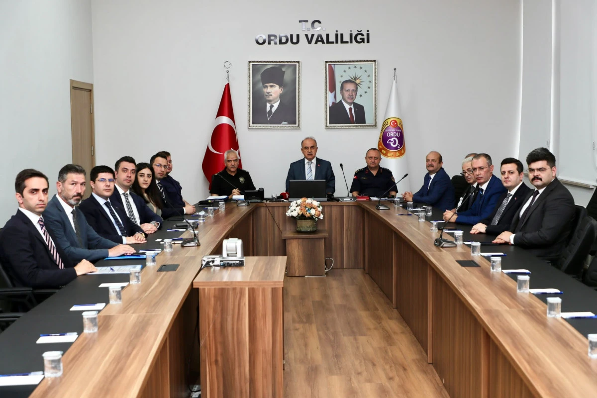 Temmuz Ayı İl G&uuml;venlik ve Asayiş Koordinasyon Toplantısı Yapıldı