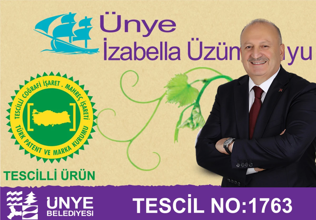 ÜNYE İZABELLA ÜZÜM SUYUNA COĞRAFİ TESCİL